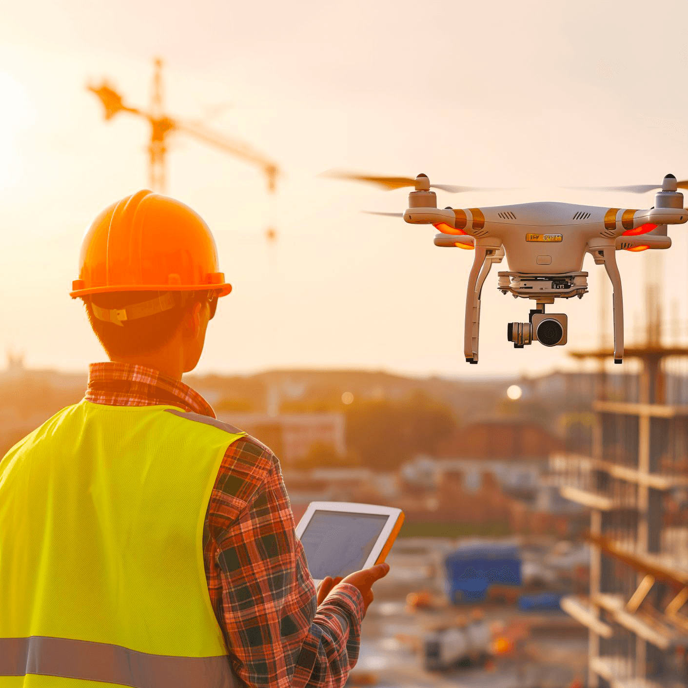 Drone chantier et inspection aérienne