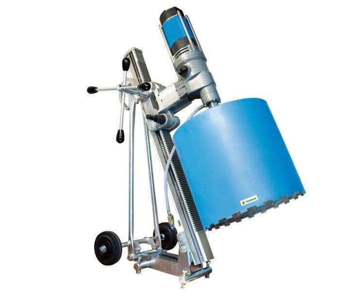 Carotteuse béton 4400 W 230V sur colonne