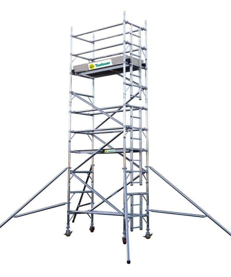 Tour en aluminium 12 m – plateau 2,69 m x 1,30 m