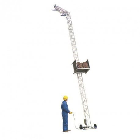 Monte-matériaux électrique 15 m – Capacité de levage 150 kg