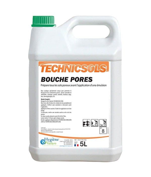 Bouche-pores acrylique sols intérieurs – Carton 4 x 5 L