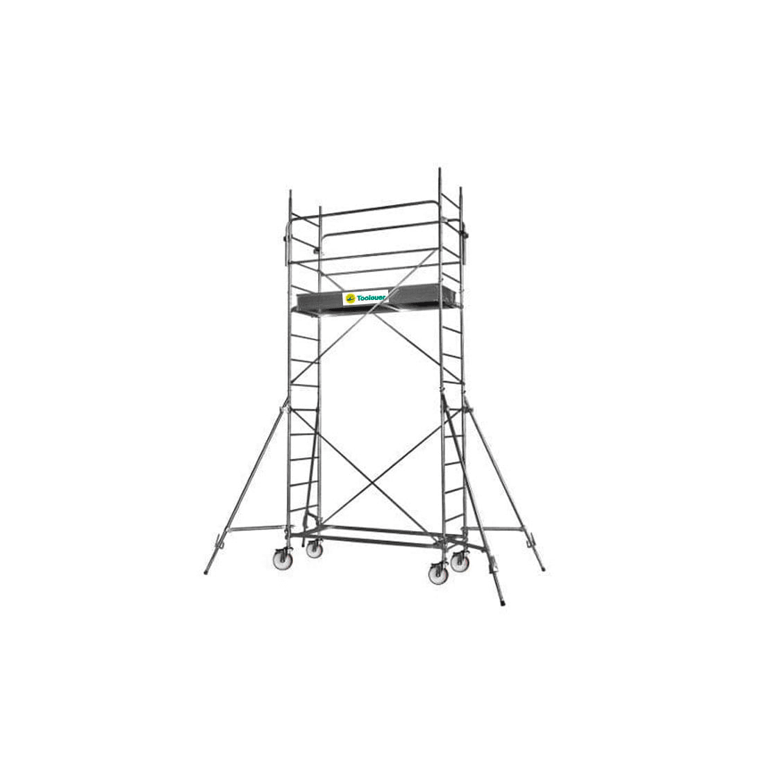 Échafaudage Roulant Aluminium 4,8 m – Spécial Escalier