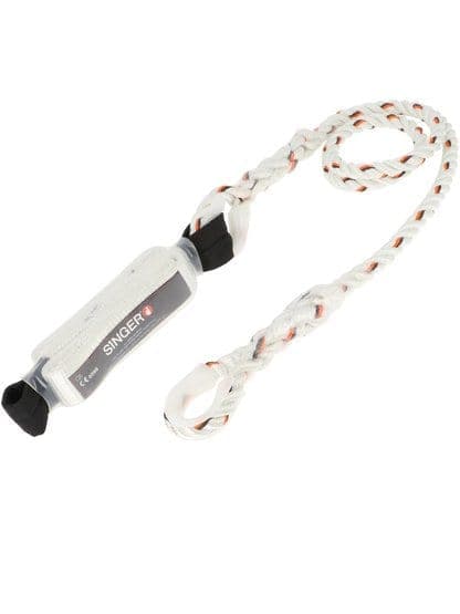 Longe antichute avec absorbeur d’énergie – corde polyamide 1,50 m