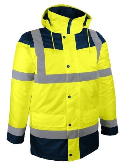 Parka haute visibilité – vêtement de signalisation pluie certifié