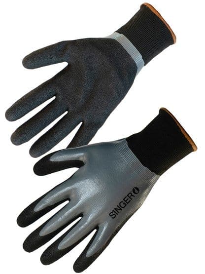 Gants en nylon enduits nitrile double couche – Lot de 100