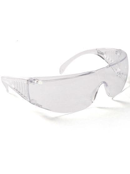 Lot de 10 lunettes type visiteur – Protection chantier EN 166