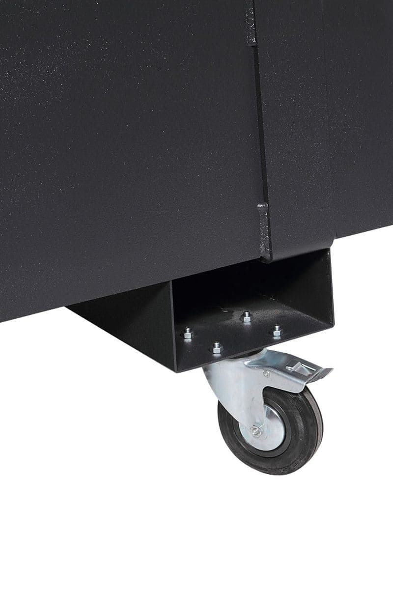 Jeu de 4 roulettes pivotantes Ø200 – 2 avec frein, charge 600 kg