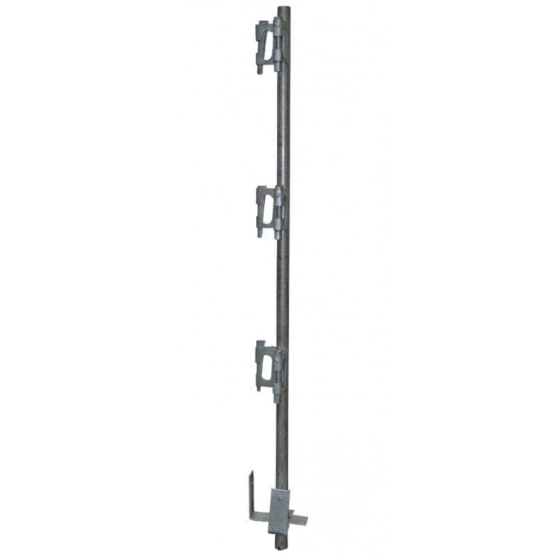 Garde-corps de réservation d’angle Ø40 – Hauteur 1,60 m – 6 bloqueurs (Galvanisé à chaud)