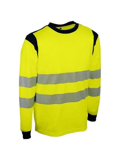T-shirt manches longues haute visibilité respirant