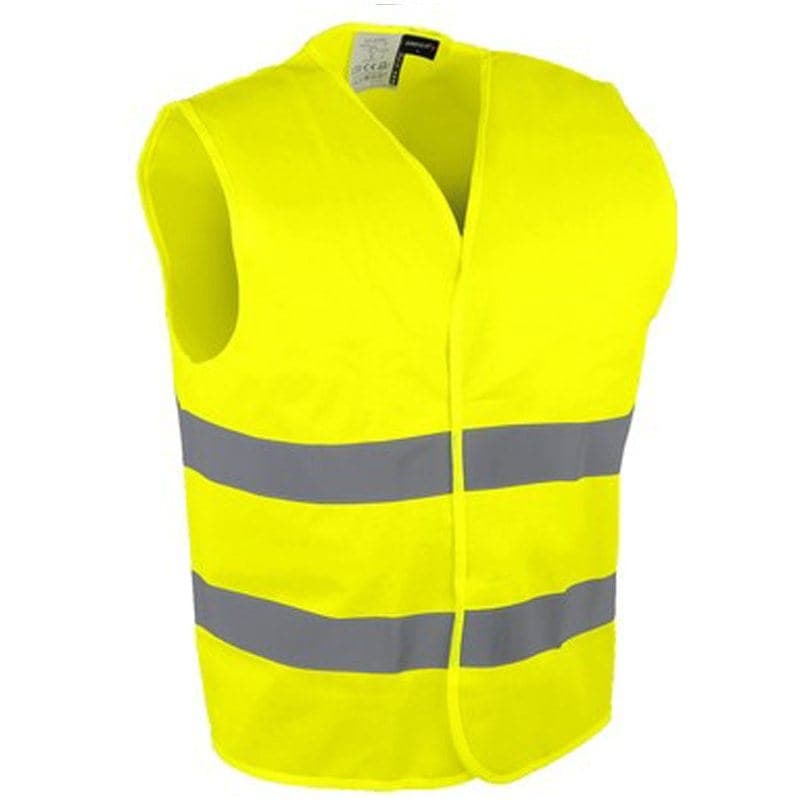 Gilet haute visibilité léger avec bandes réfléchissantes