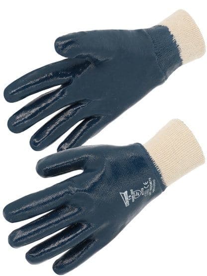 Gants en nitrile tout enduit - Lot de 100