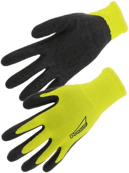 Gants en latex support polyester - Lot de 100