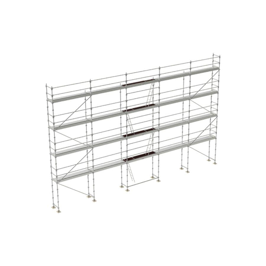 Échafaudage R200 avec garde-corps lisses – Lots acier