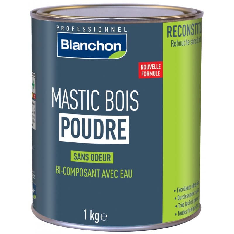Mastic bois 1 kg chêne clair