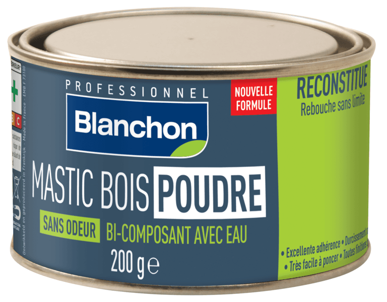 Mastic bois 200 g chêne clair