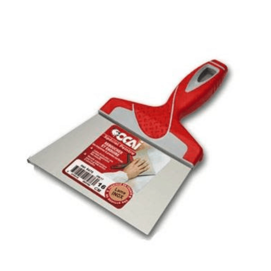 Couteau à enduire inox manche bi-matière 12 cm