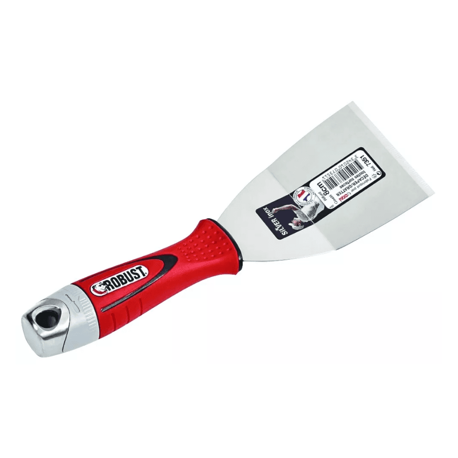 Riflard coudé Robust Silver inox 8 cm