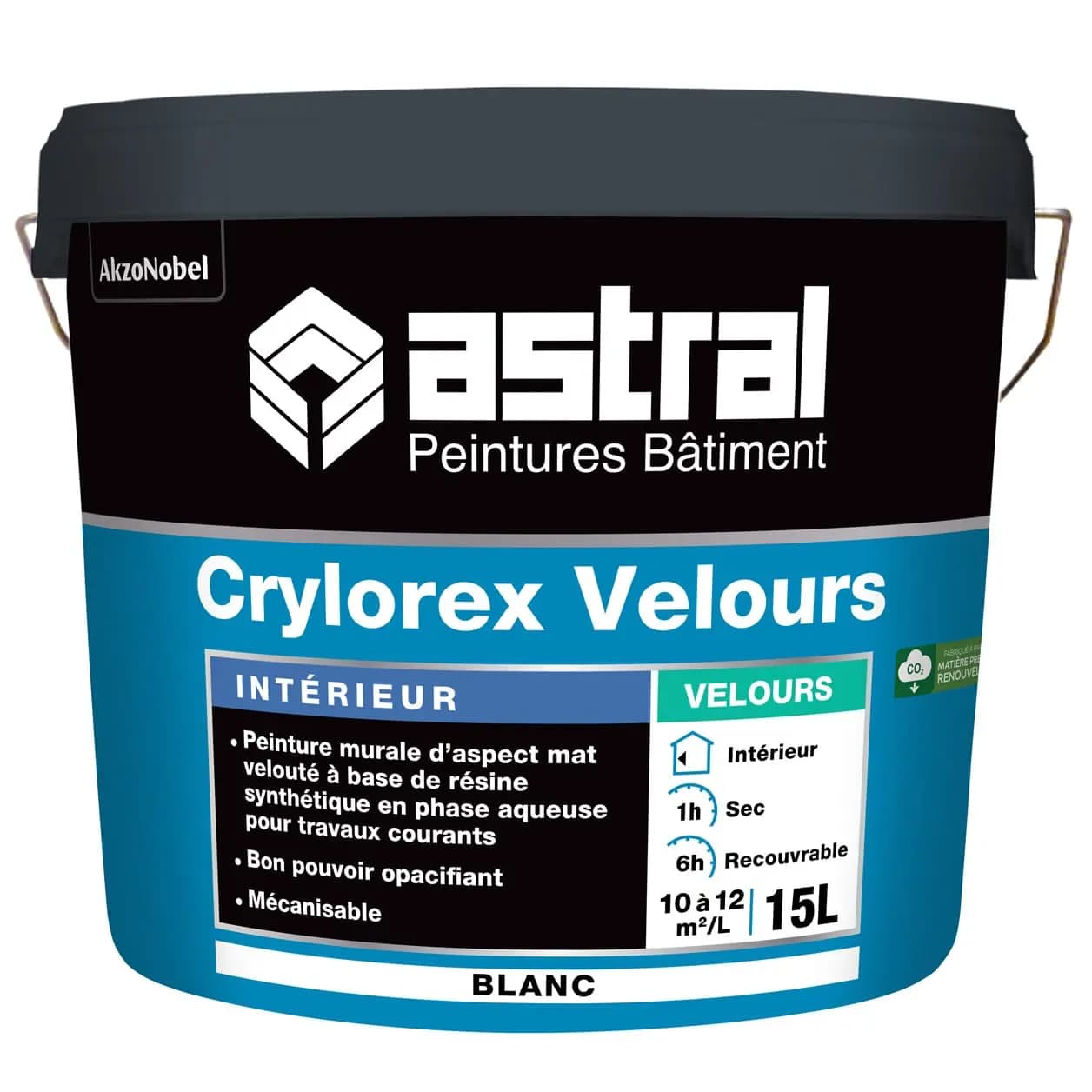 Crylorex velours blanc 15 L
