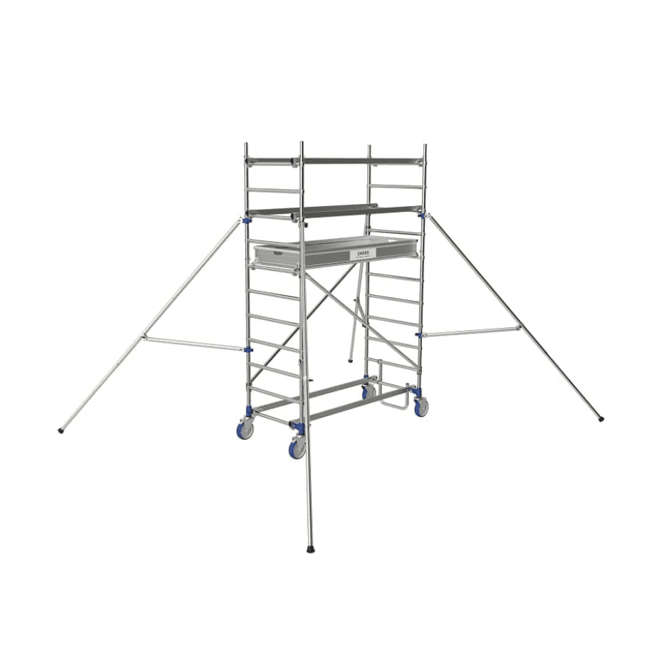 Échafaudage roulant Cross 180 – Hauteur 3,80 m