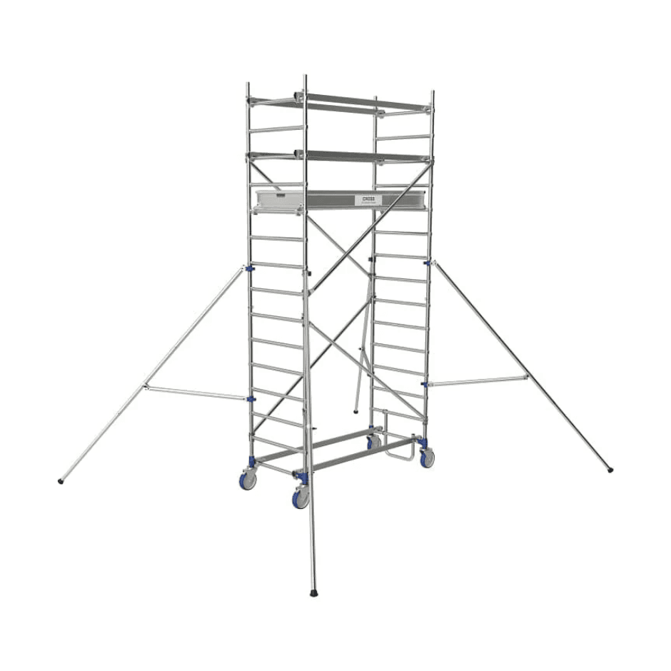 Échafaudage roulant Cross 180 – Hauteur 4,80 m